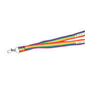 Recycled Polyester Rainbow Lanyard 20