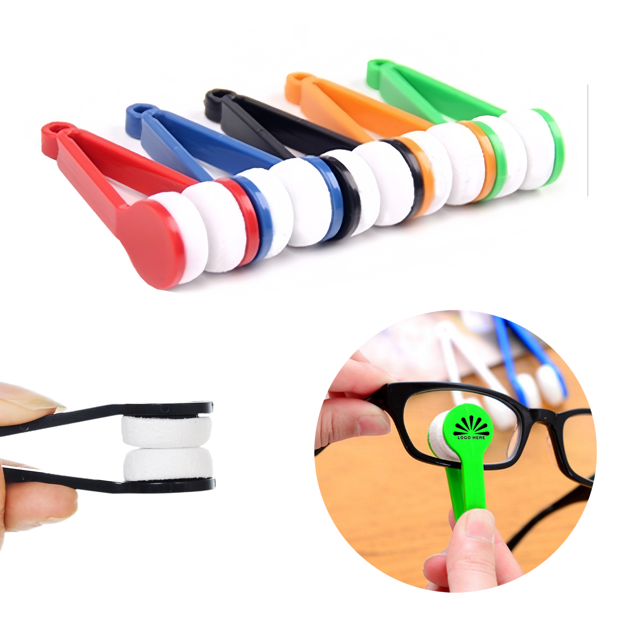 Soft Brush for Portable Eyeglass Lens Cleaning 1