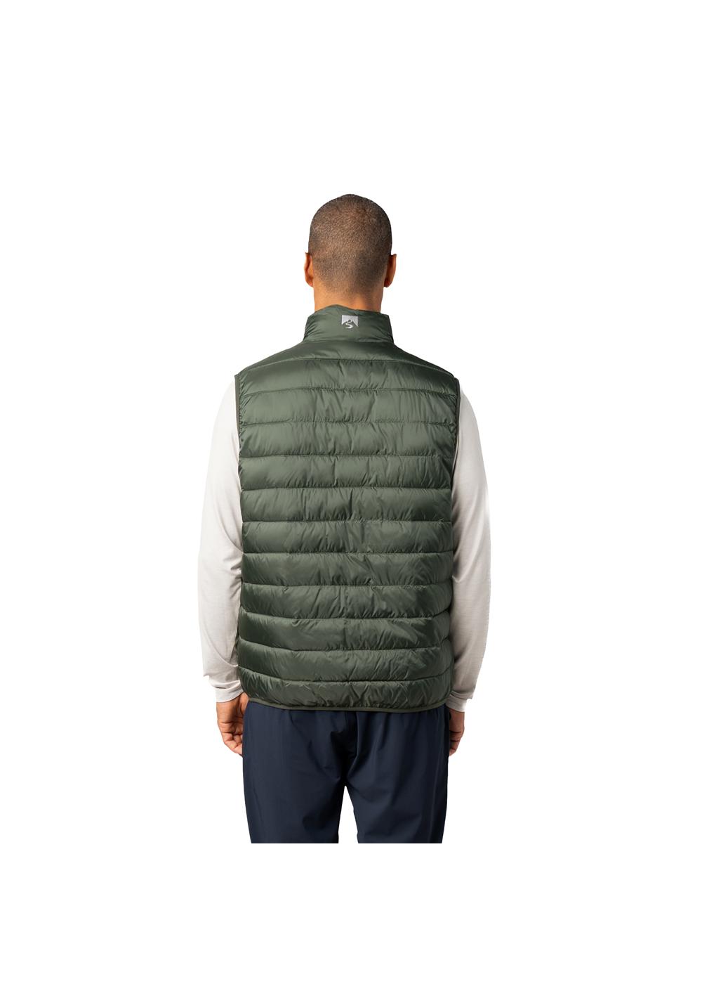 Storm Creek Men's Pacific Puffer 100 GSM Insulated Faux Down Packable Quilted Vest 23