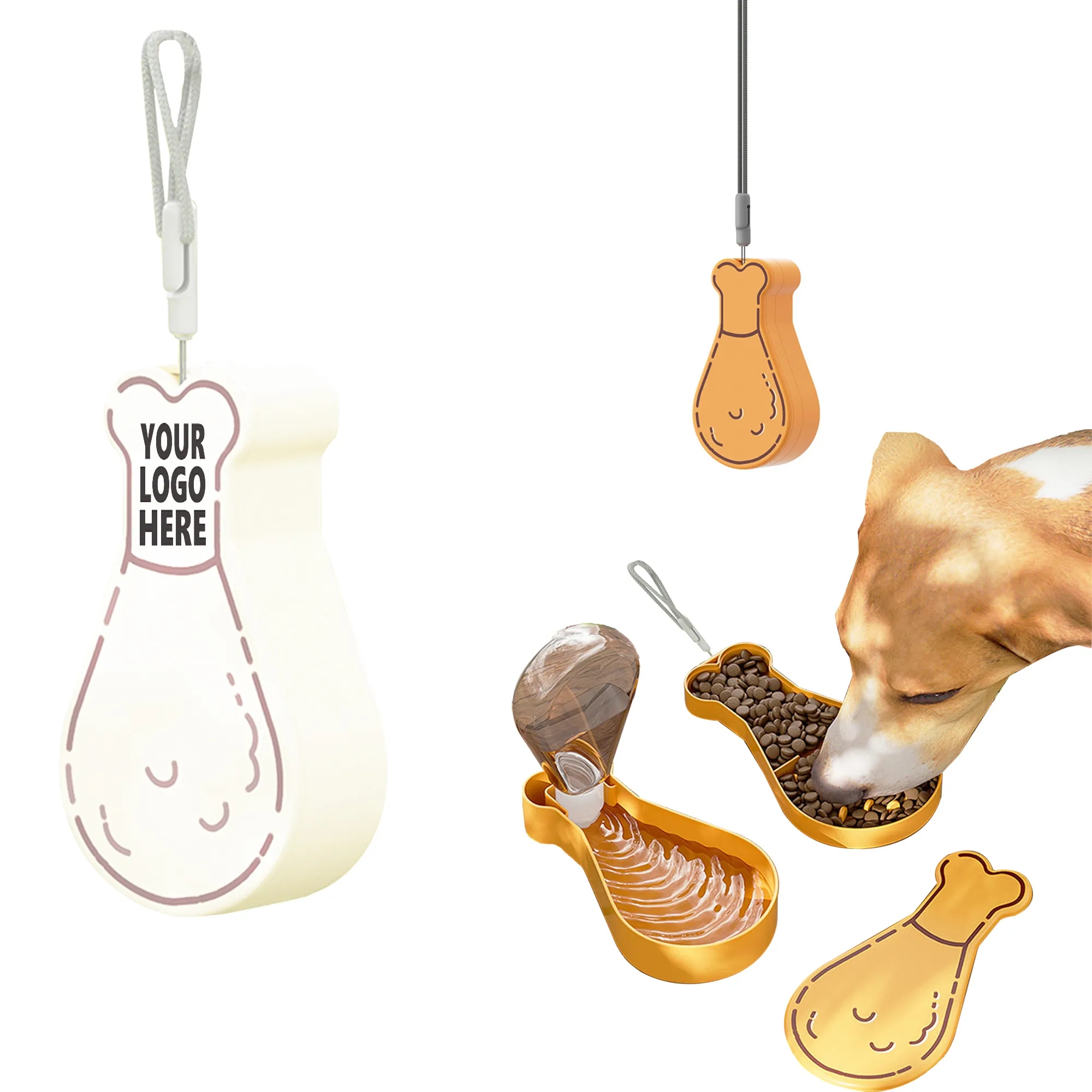 Portable Pet Cup Feeder For Going Out 2