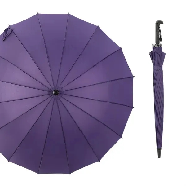 Automatic Open 45-Inch Windproof Umbrella with 16 Ribs 17