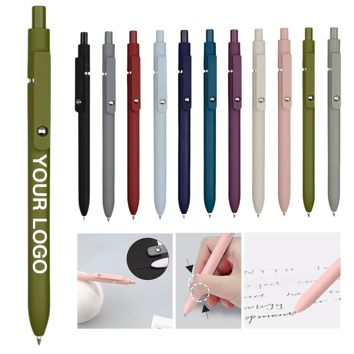 Durable Ballpoint Pen with Streamlined Body 3