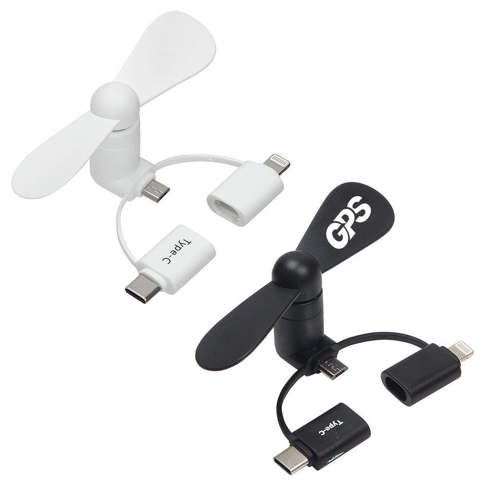 3-in-1 Mini Fan for Phone