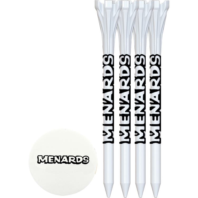 4 Flytee Tees 2-3/4", 1 Ball Marker