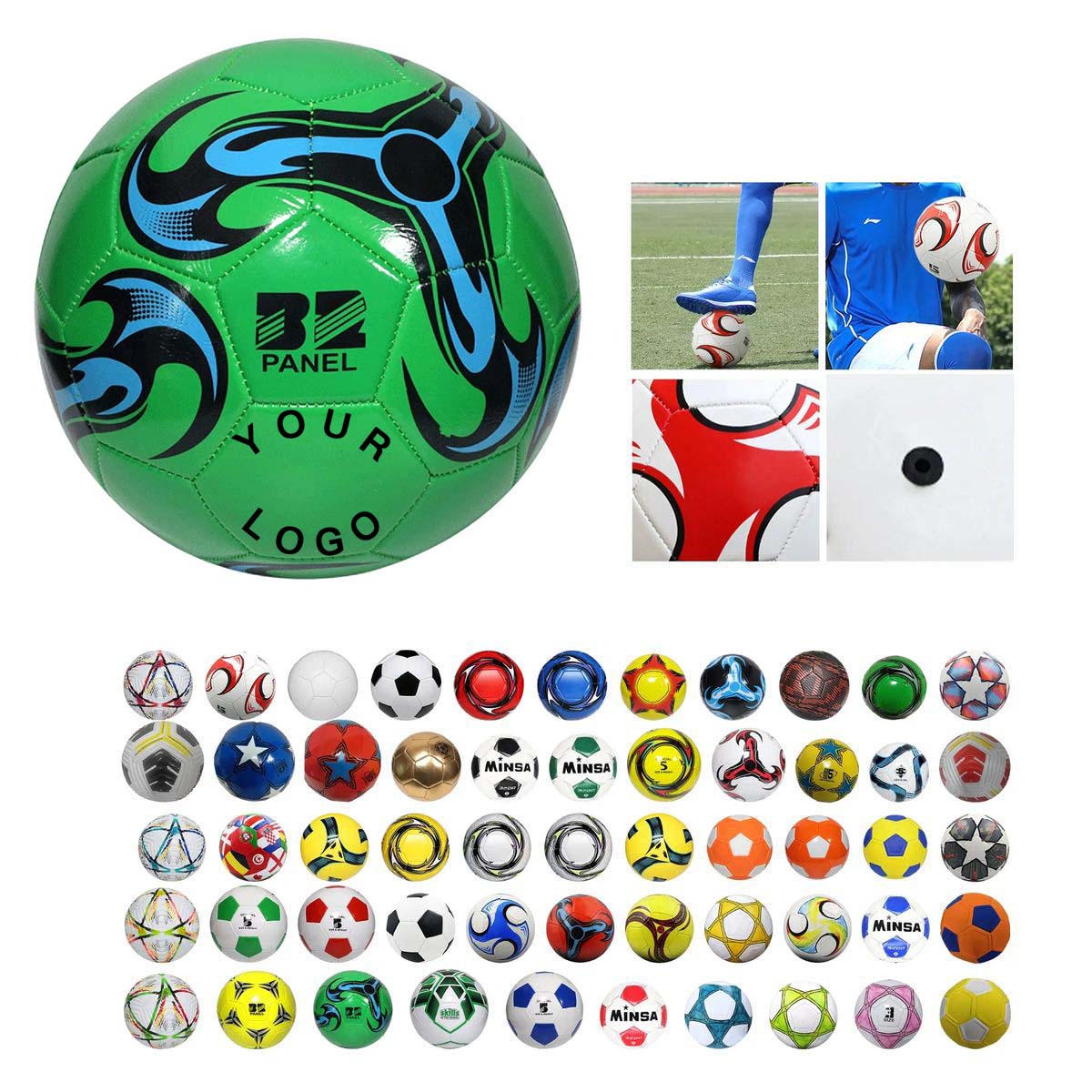 Official Size Soccer Ball for Training and Games 1