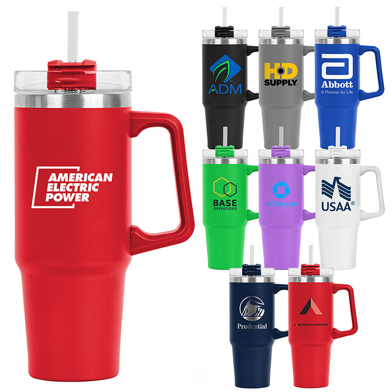 Little Hippo Mug & Straw Lid 30 oz. 3