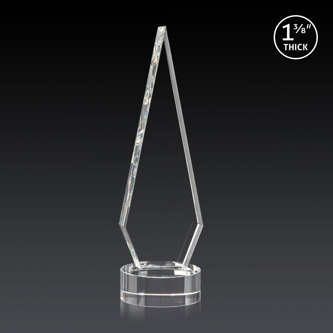 Springfield 3D Award on Stanrich Base - Clear 2