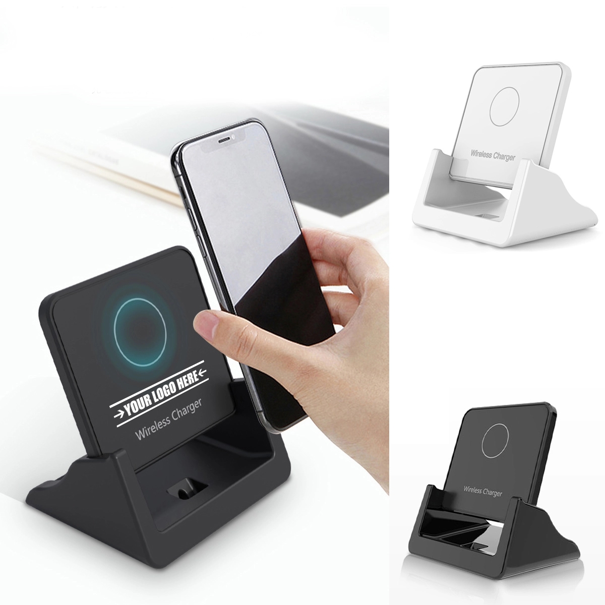 10W Mobile Phone Stand Wireless Charger 2
