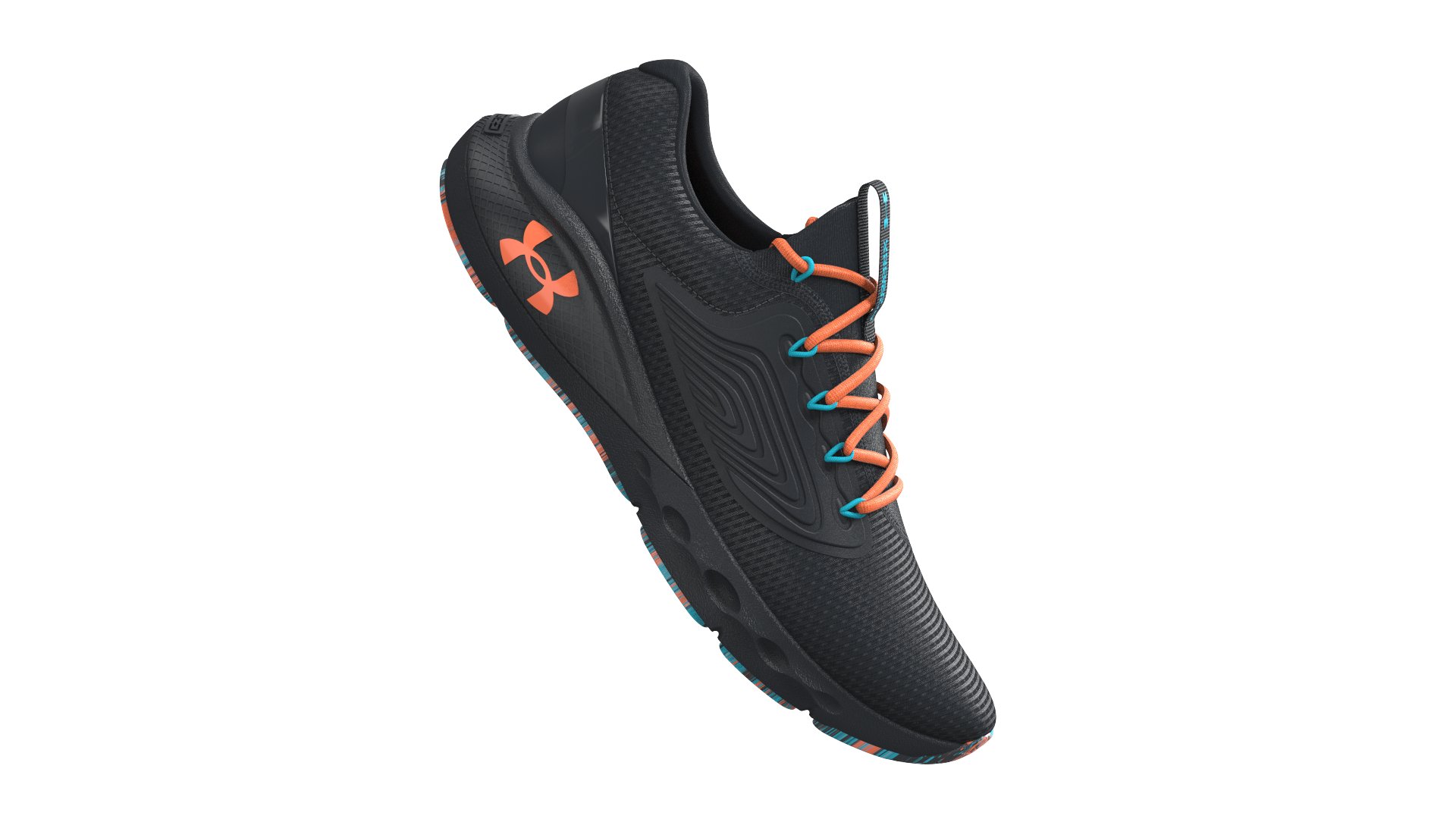 UA Charged Vantage 2 Marble Men's Running Shoes, custom athletic wear with logo imprint 4
