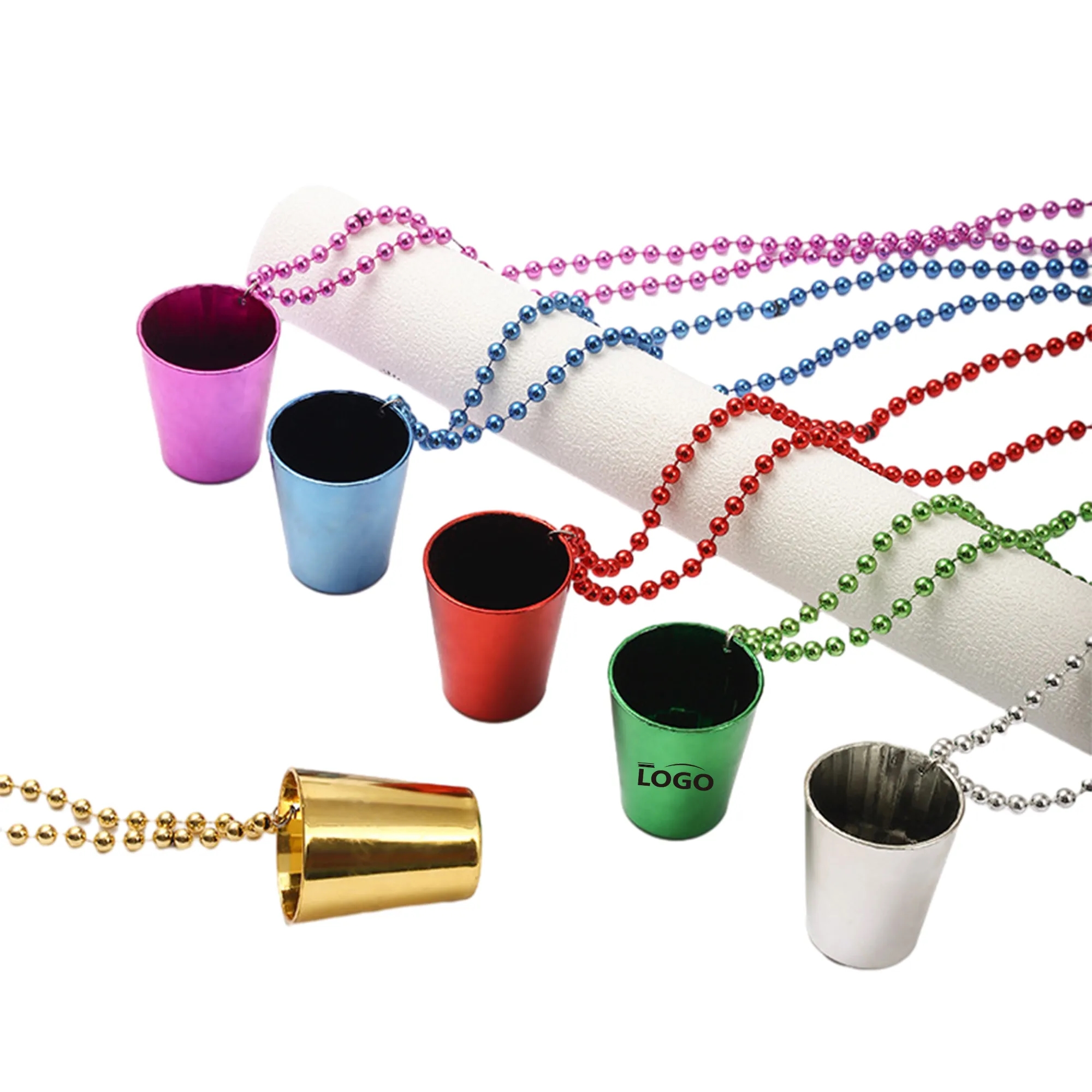 Festival Plastic Plated Water Cup Necklace MOQ 500Pcs 2