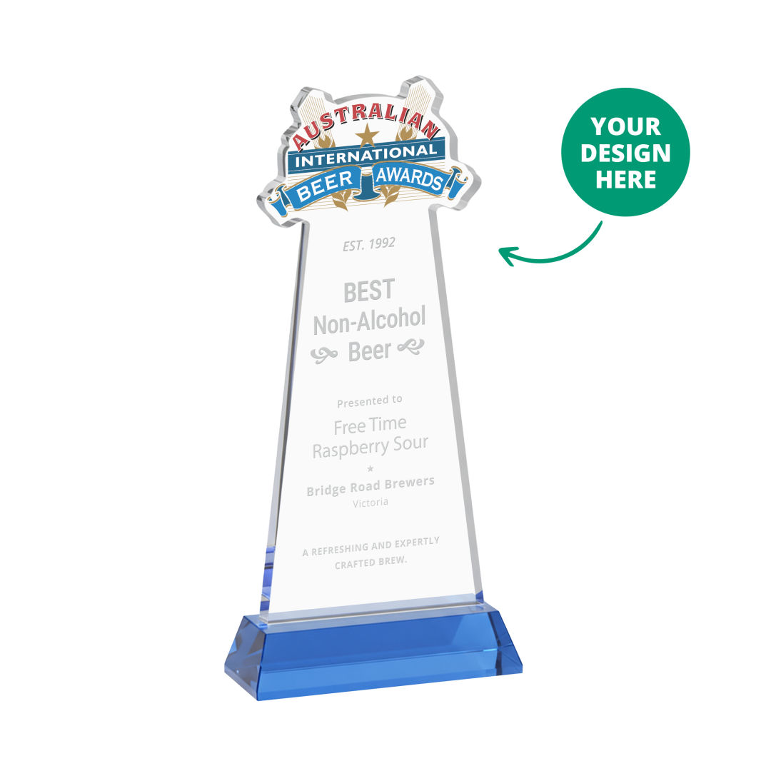 EdgeCraft Award on Hartford Base - Sky Blue (via Ocean)