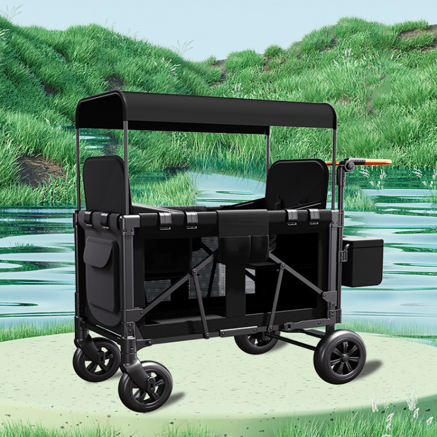 Twin easy mountain strollers 3