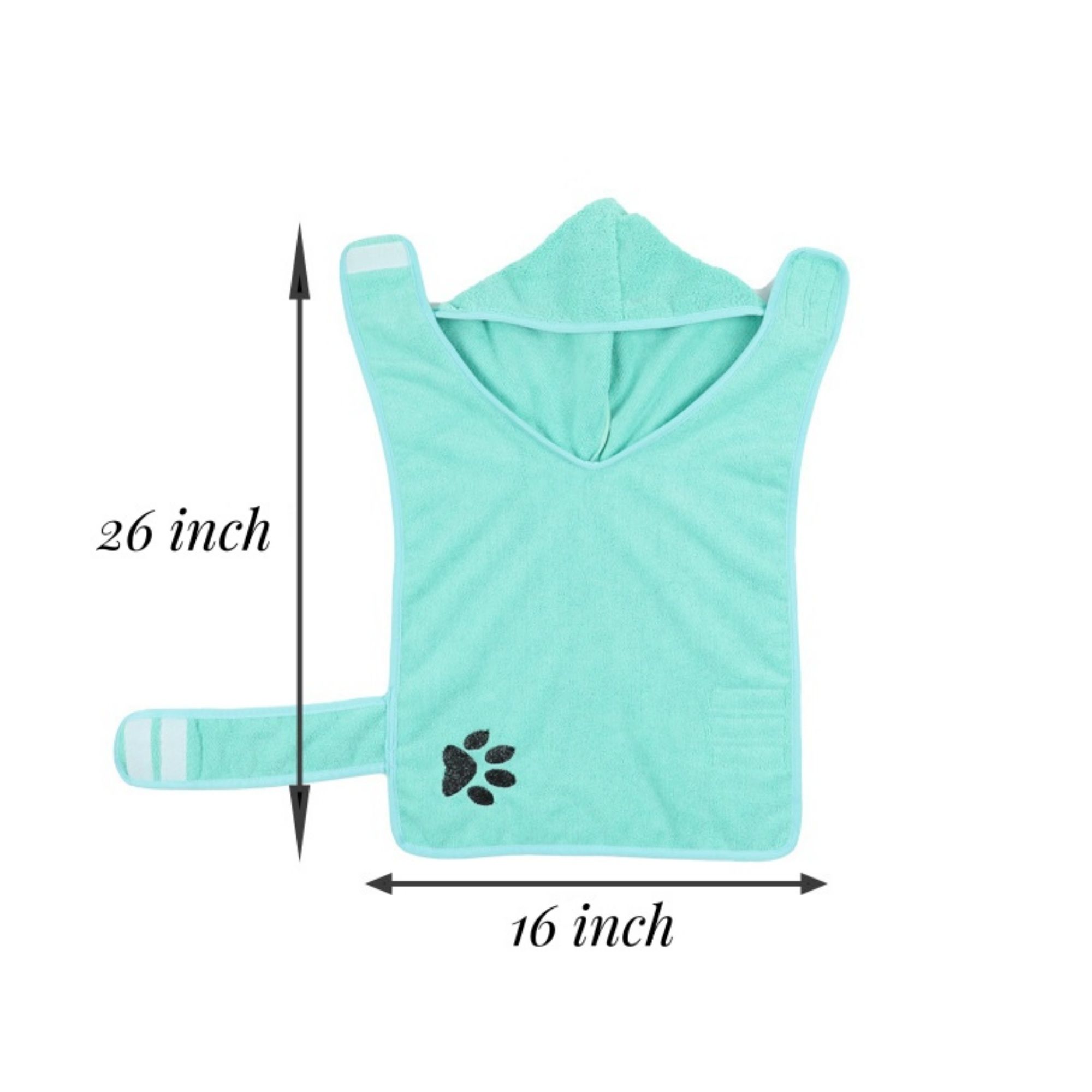 Microfiber Pets Bath Robe With Adjustable Closure 5