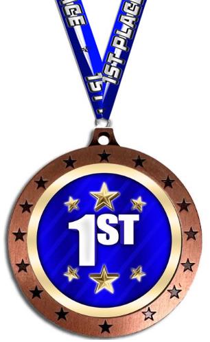 Star Bezel Medallion Holder W/ (EVENT) Stock Satin 1