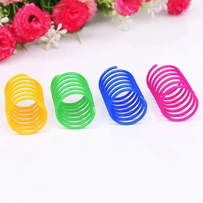 Four Sets Colorful Plastic Spring Toys 6
