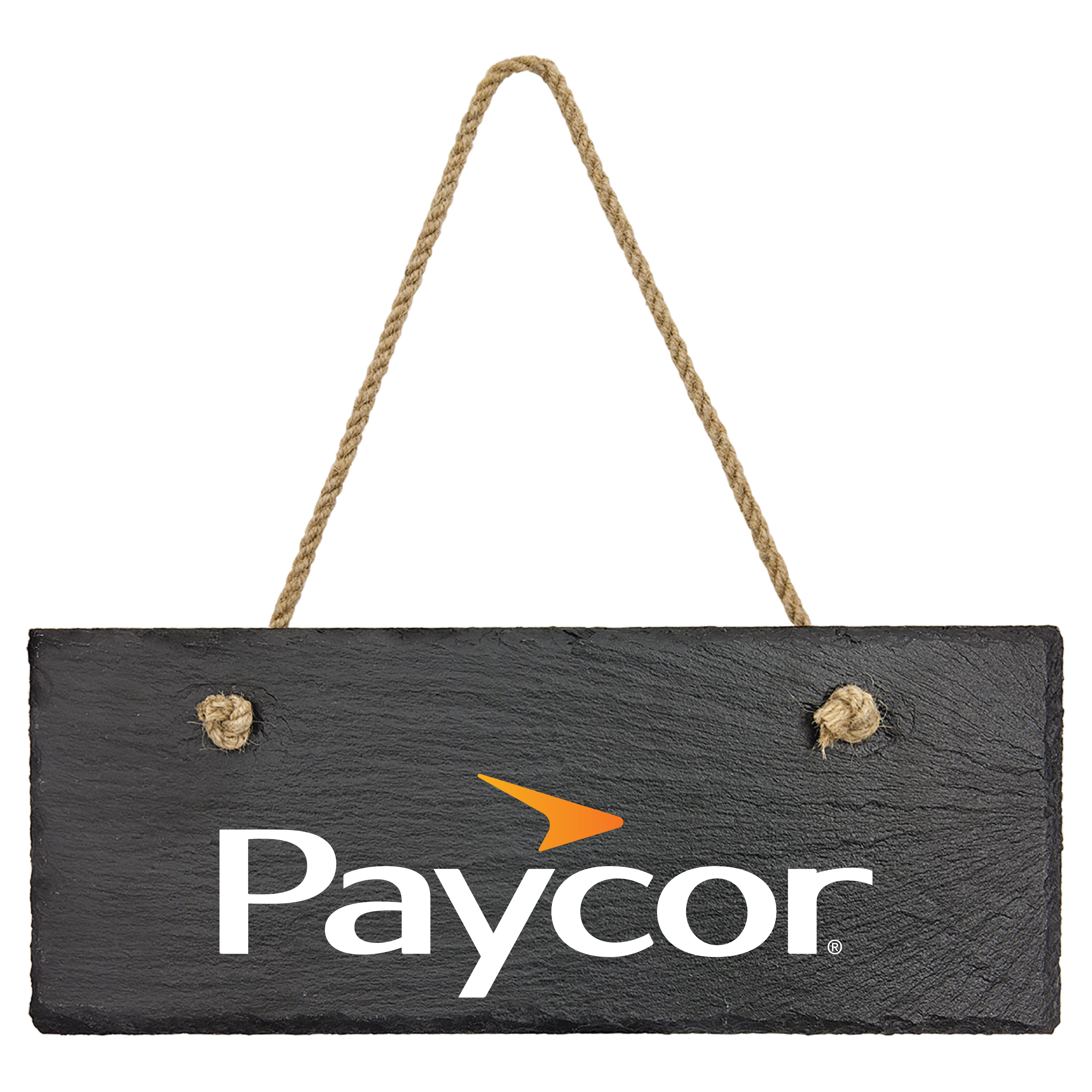 10" x 4" Rectangle Slate Decor with Hanger String