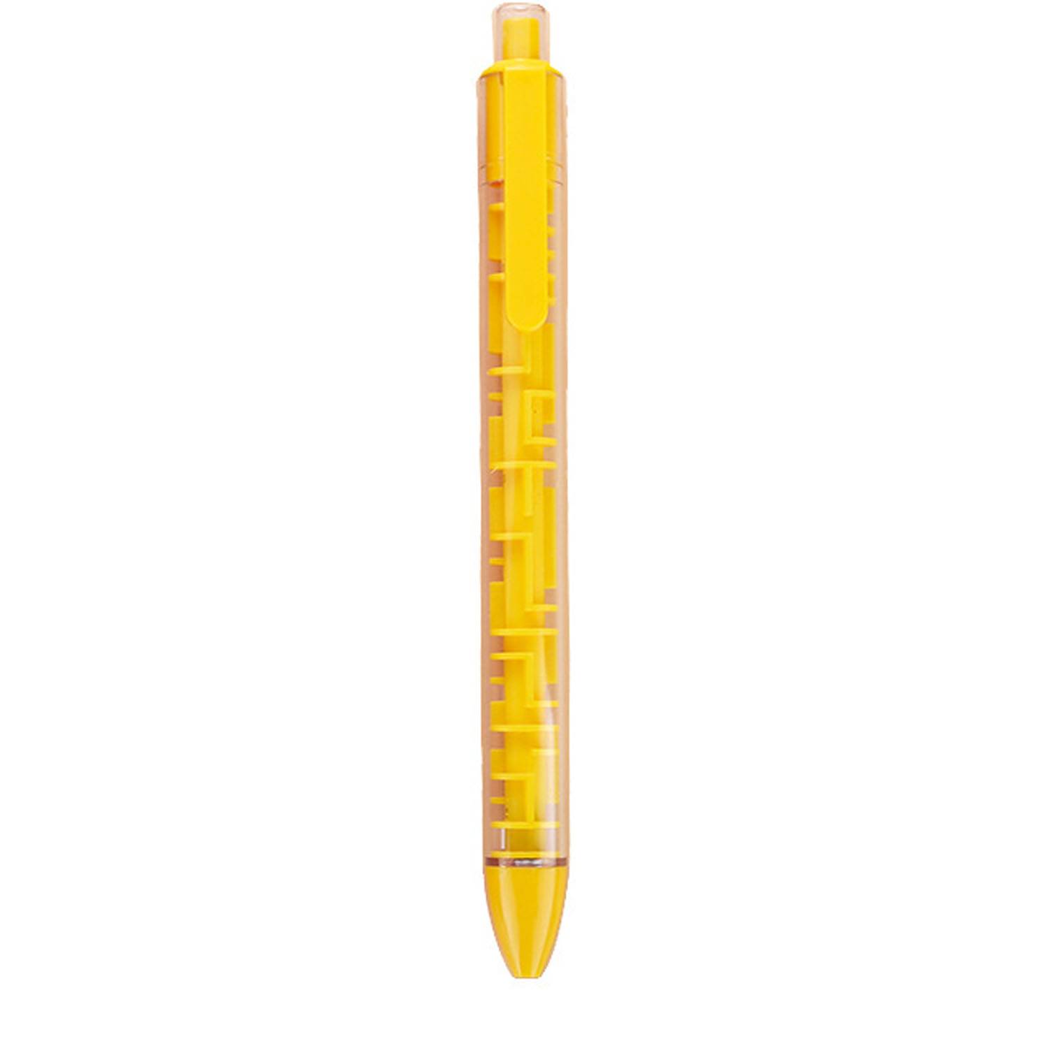 Plastic Retractable Maze Ballpoint Pen 10