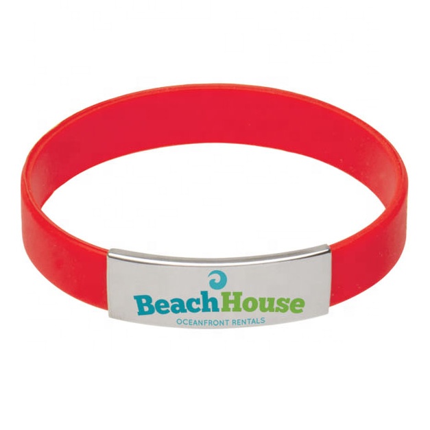 Silicone Wristband with Metal Clip 6
