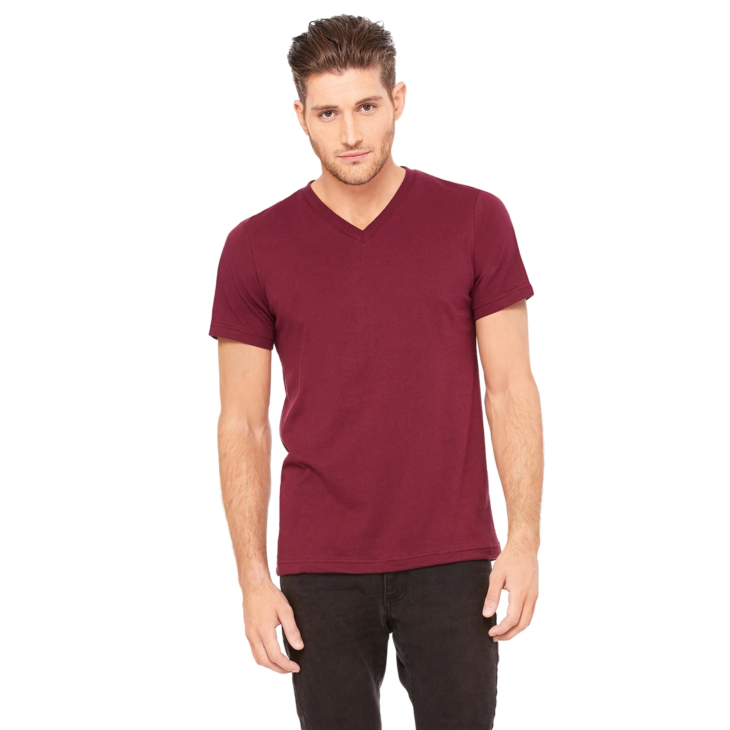 Bella + Canvas - Unisex Jersey Short-Sleeve V-Neck T-Shirt 10