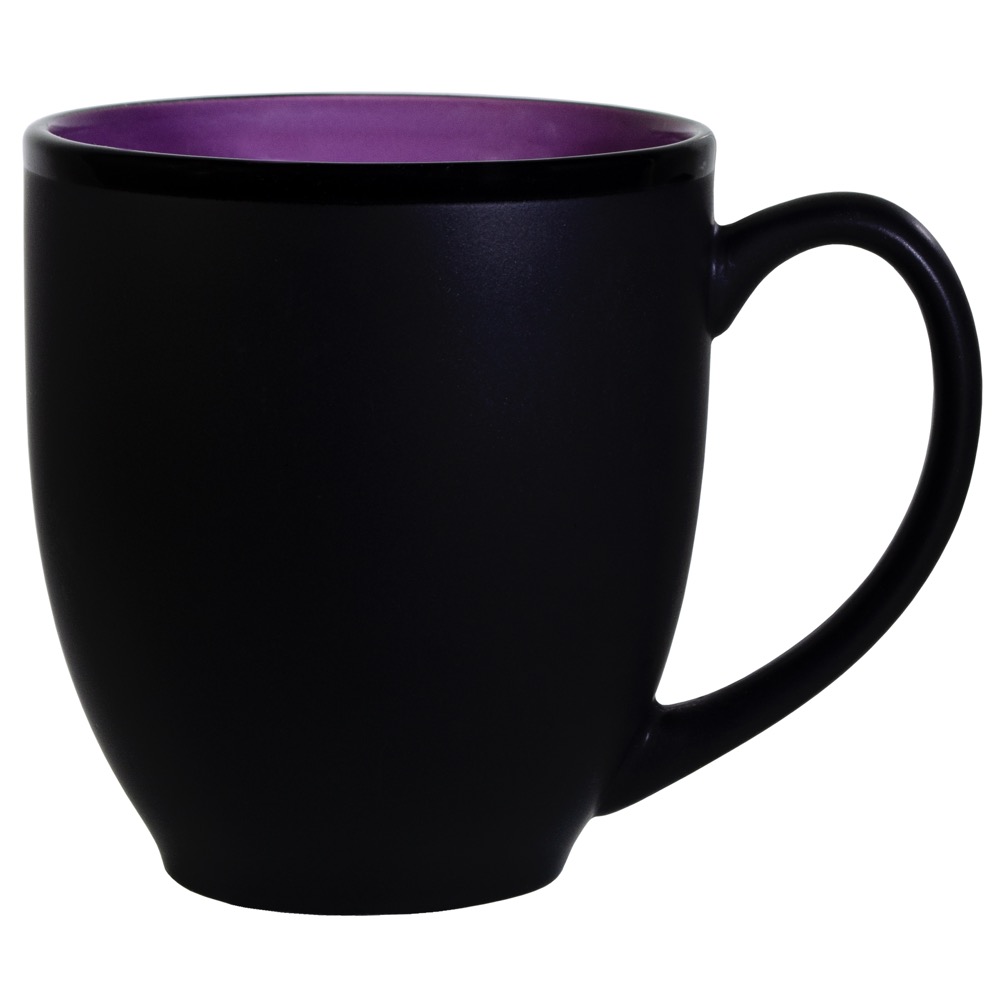 Hilo Bistro Two-Tone Matte Mug: Purple (16 Oz.)