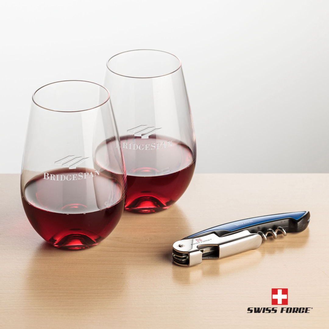 Swiss Force® Opener & Boston Stemless Wine 2