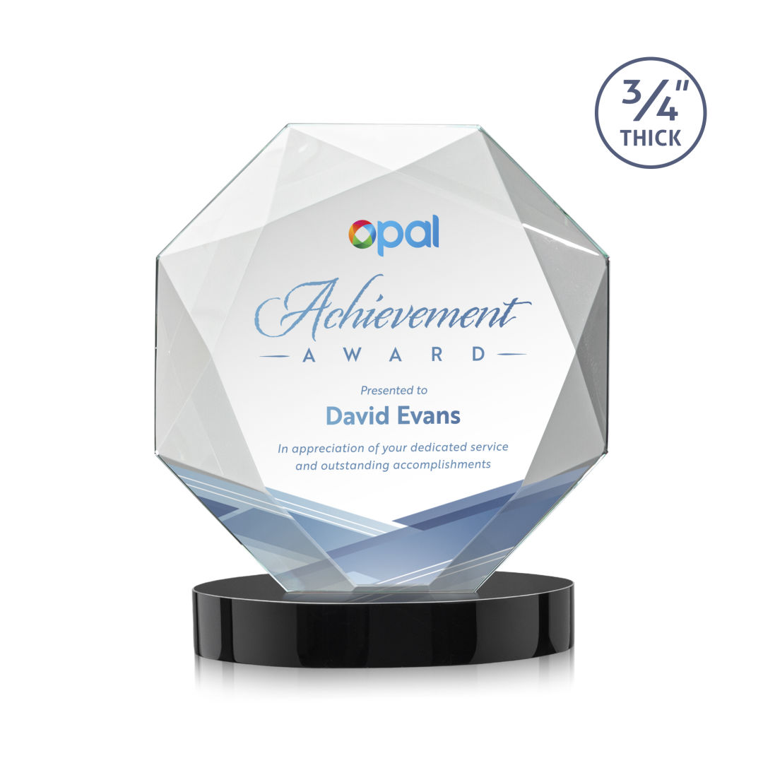 Bradford VividPrint™ Award on Alberton Base - Black 4