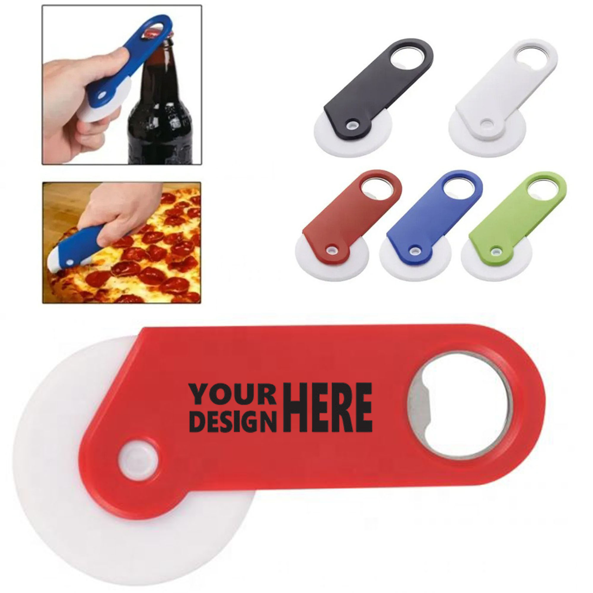 Multi Tool Pizza Wheel With Bottle Opener 2