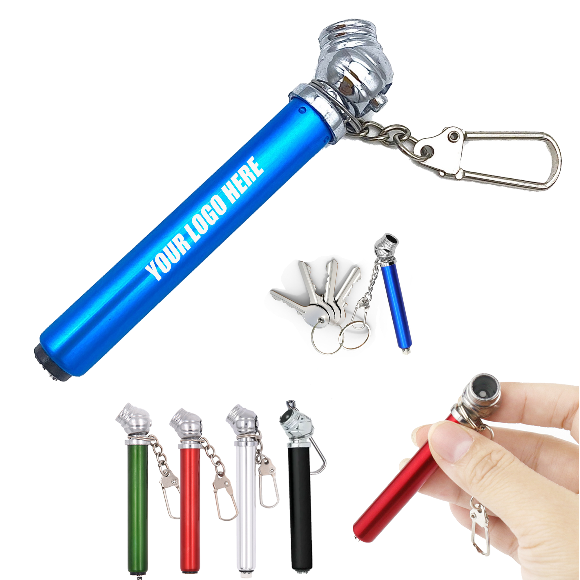 Mini Tire Gauge Key Chain 2
