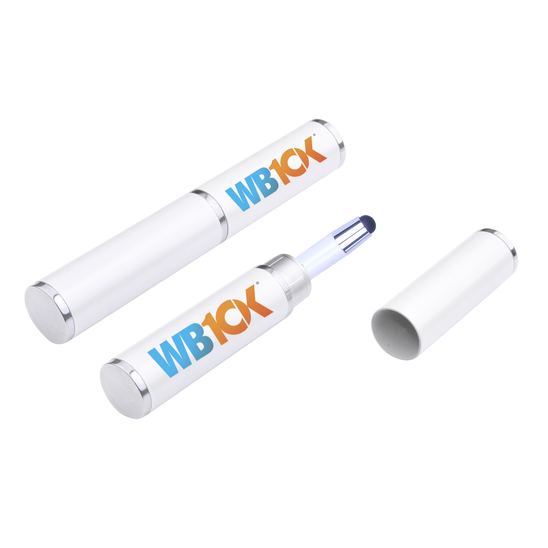 Aluminum Pen Case with chrome colored trim 4