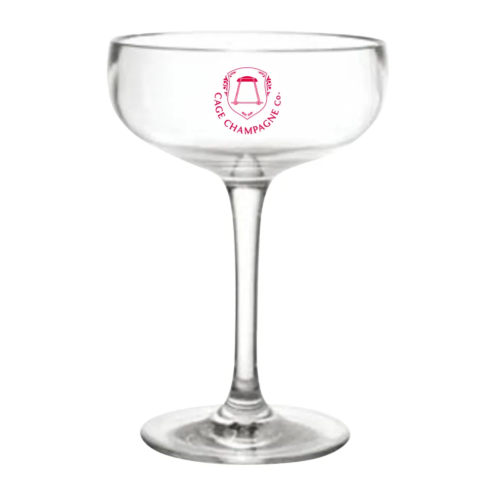 7oz. Acrylic Coupe Glass 2