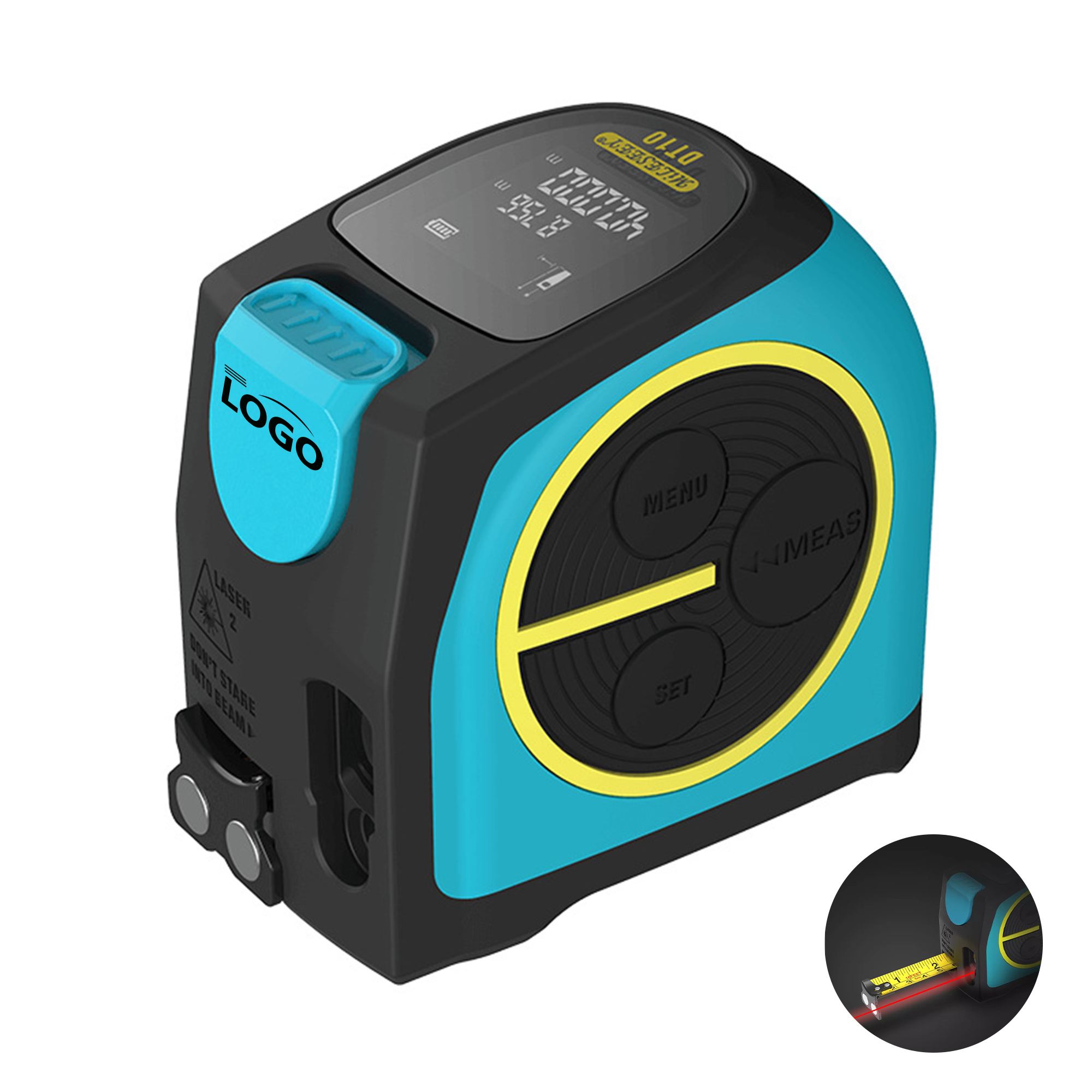 2-in-1 Laser Distance Measuring Tape 6