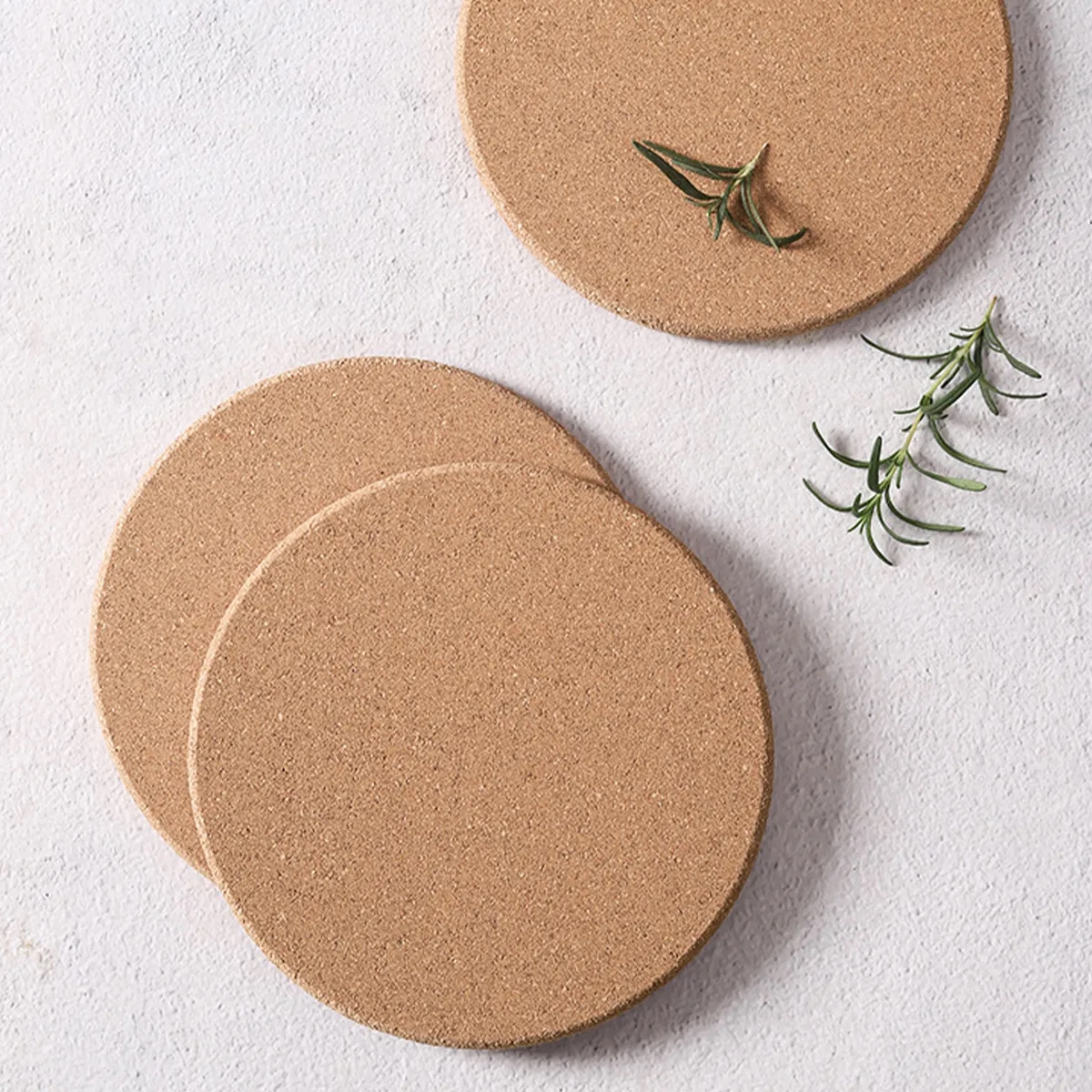 Cork Coasters High Density Heat Resistant Sustainable 5