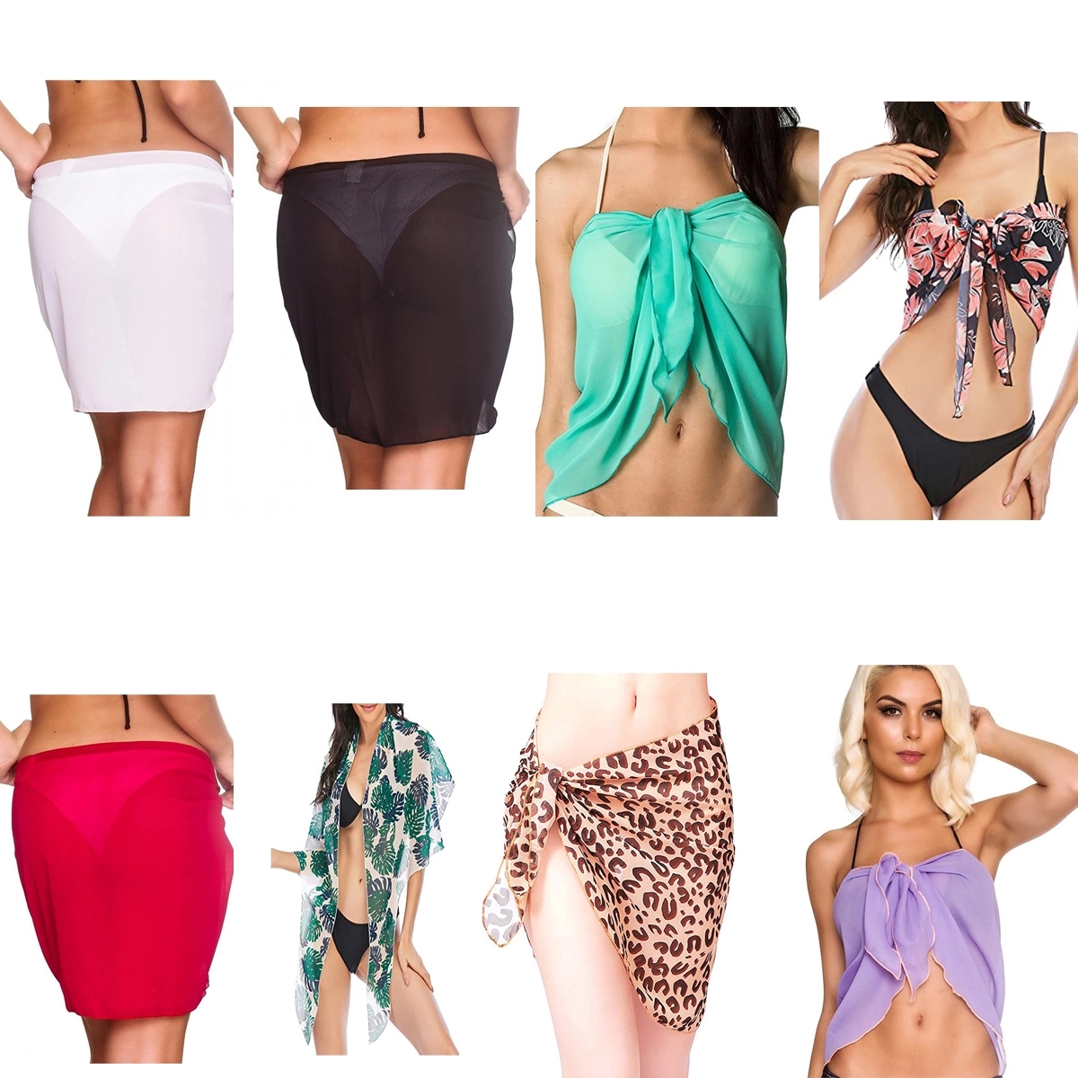 Women Swimwear Printed Cover Up Beach Sarong Pareo 4