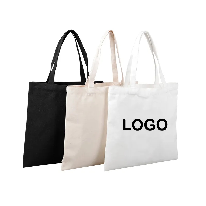 Natural Cotton Canvas Tote Bag, custom tote bag with logo imprint 4