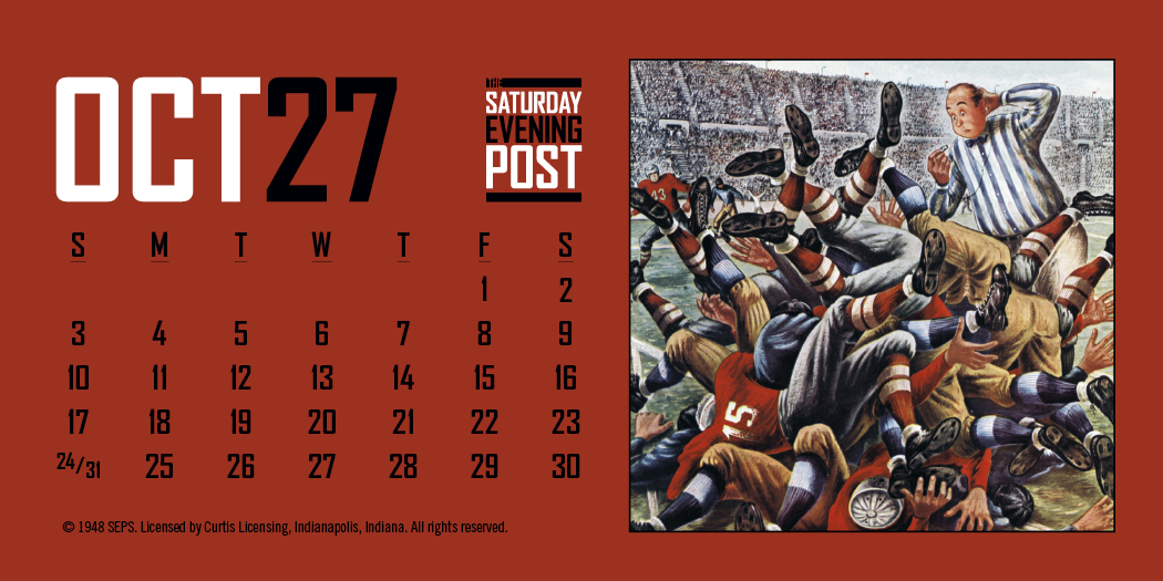 Triumph® Calendars The Saturday Evening Post Desk Calendar 56