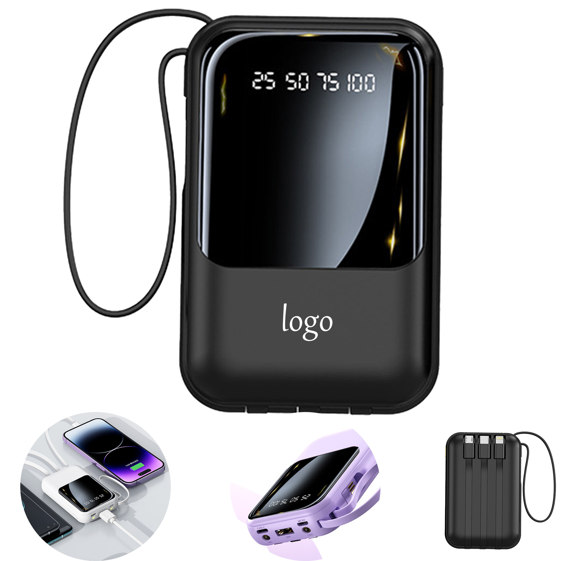 20000mAh Portable Charger with Digital Display 7