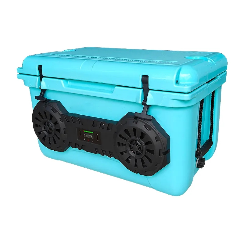 37 Quart Hard Cooler Box with Built-In Bluetooth Speakers 3