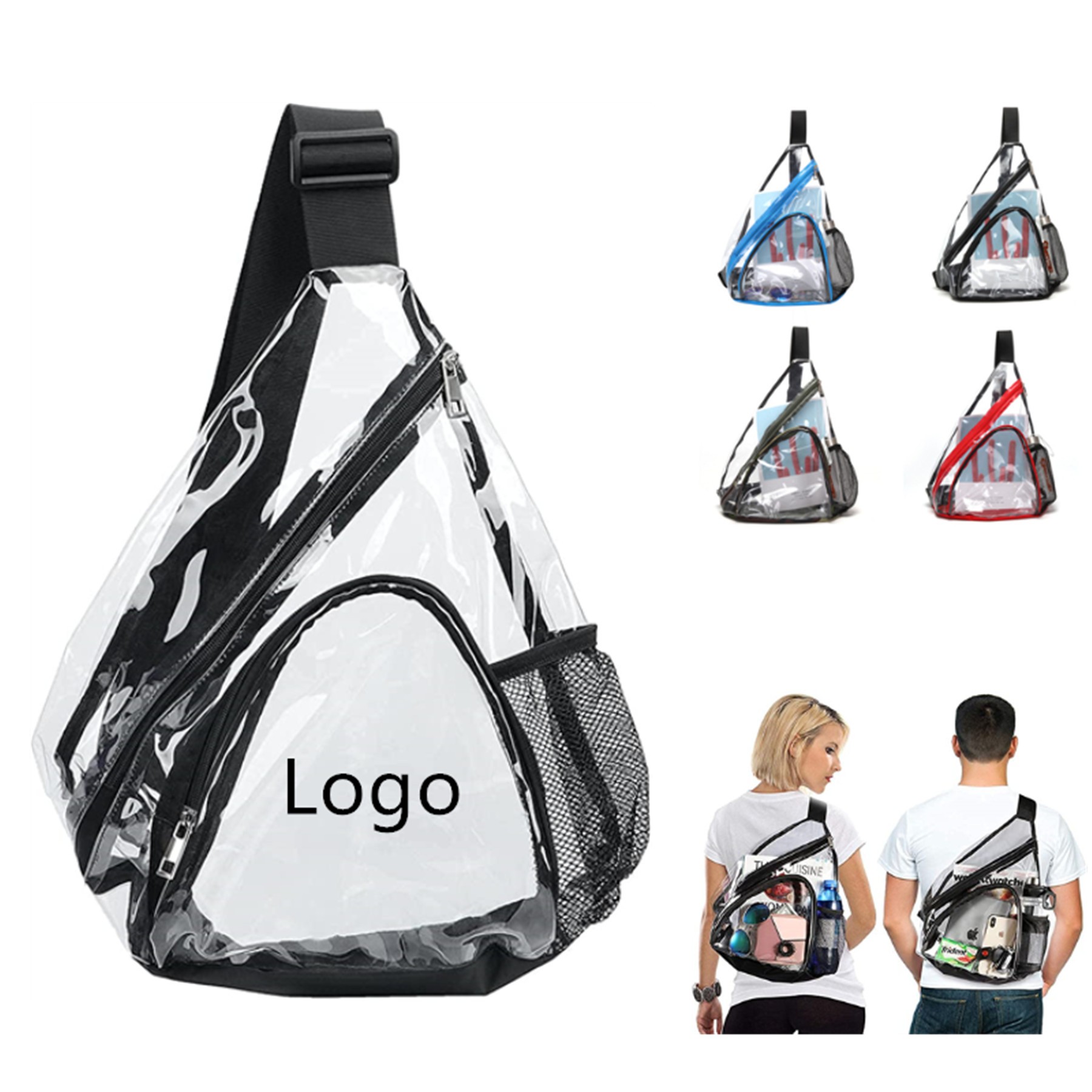 PVC Sling Backpack 3