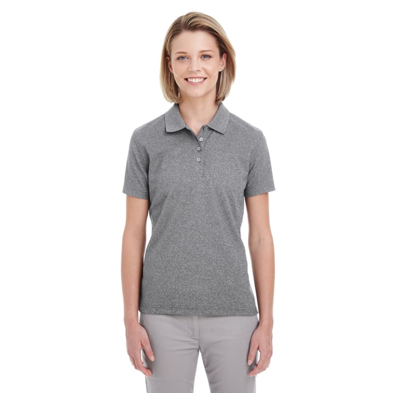 UltraClub Ladies' Heathered Piqué Polo 8
