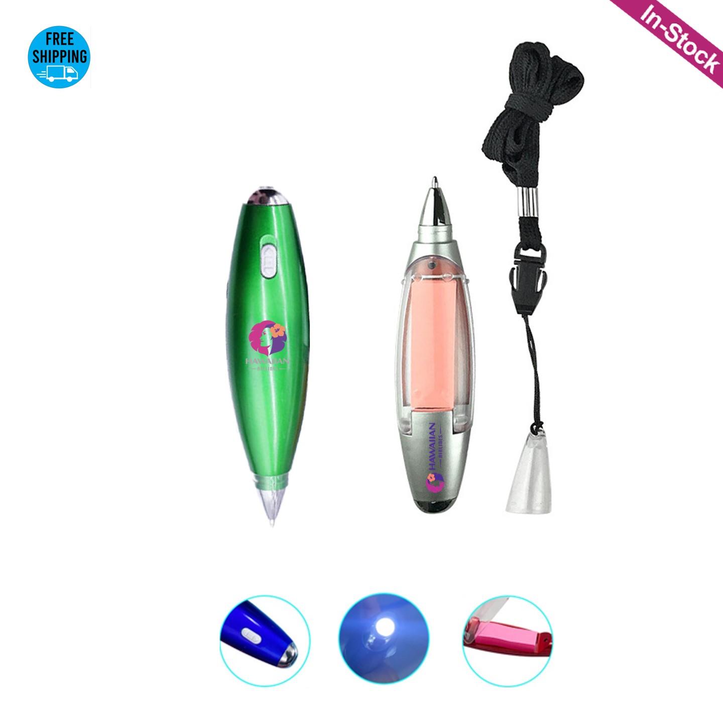 Sticky Note Ballpoint Pen with Lanyard 3