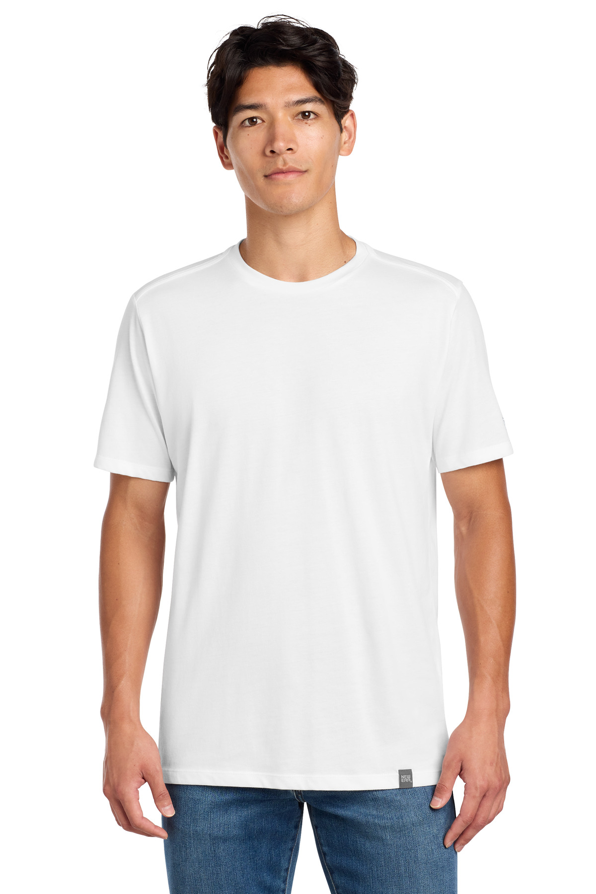 New Era Heritage Blend Crew Tee. NEA100 99
