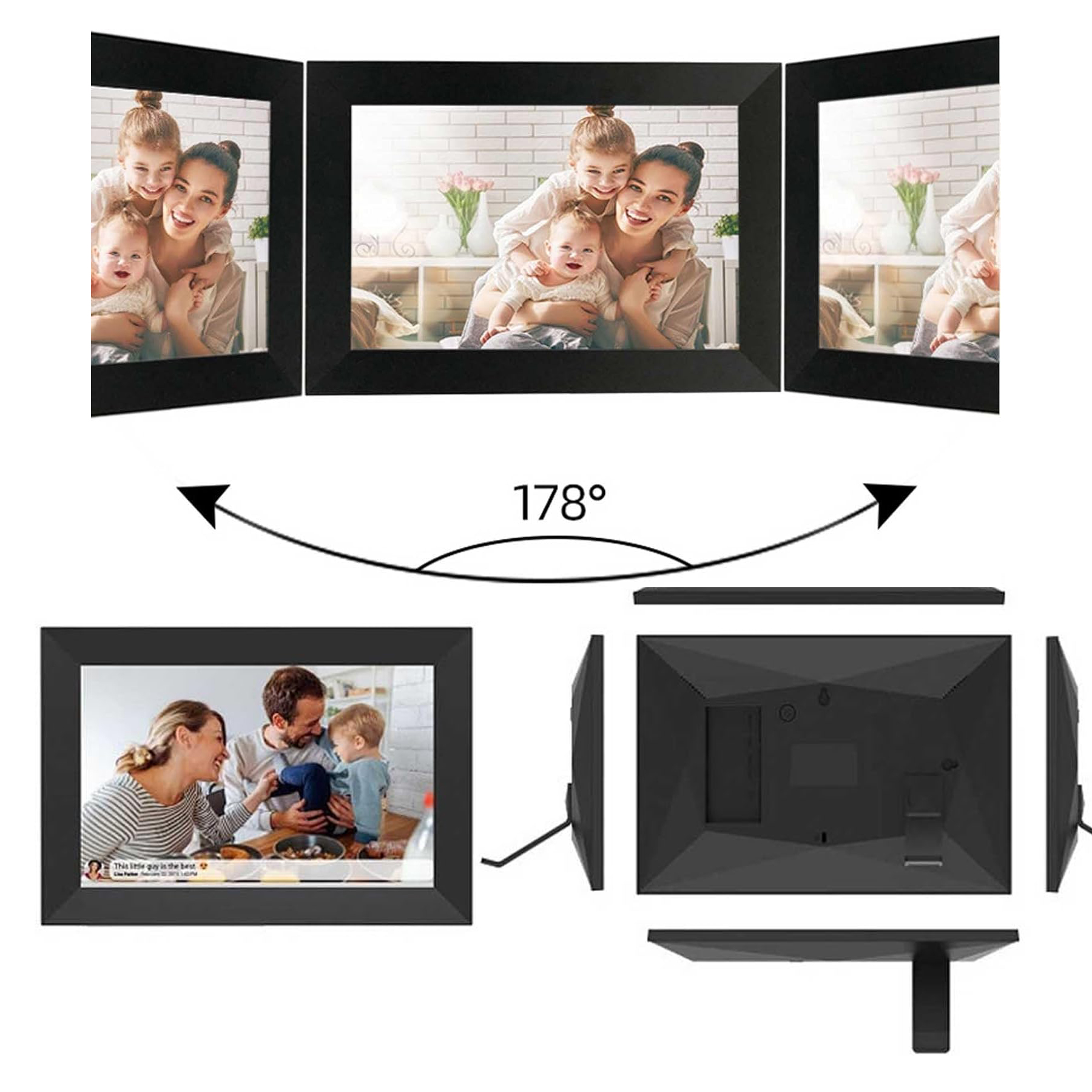 10.1" WiFi Digital Picture Frame with 16GB Storage 4