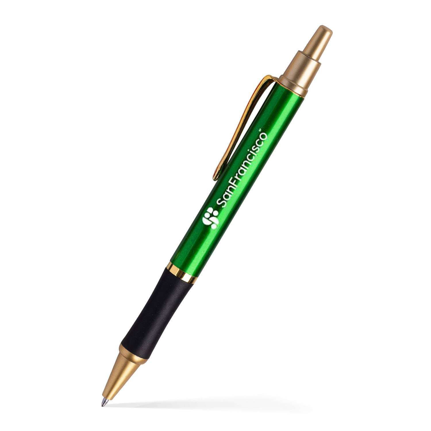 Sleeker Click Pen - Gold Accents 12
