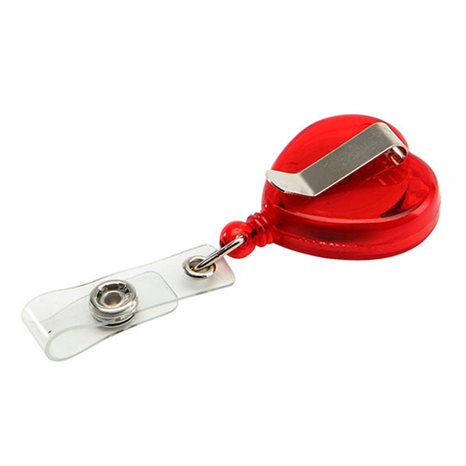 Heart-Shaped Retractable Badge Reel 4