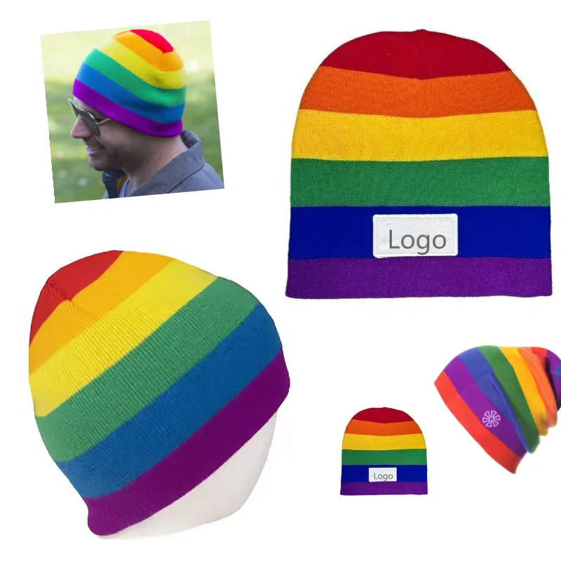 Rainbow Beanie 7
