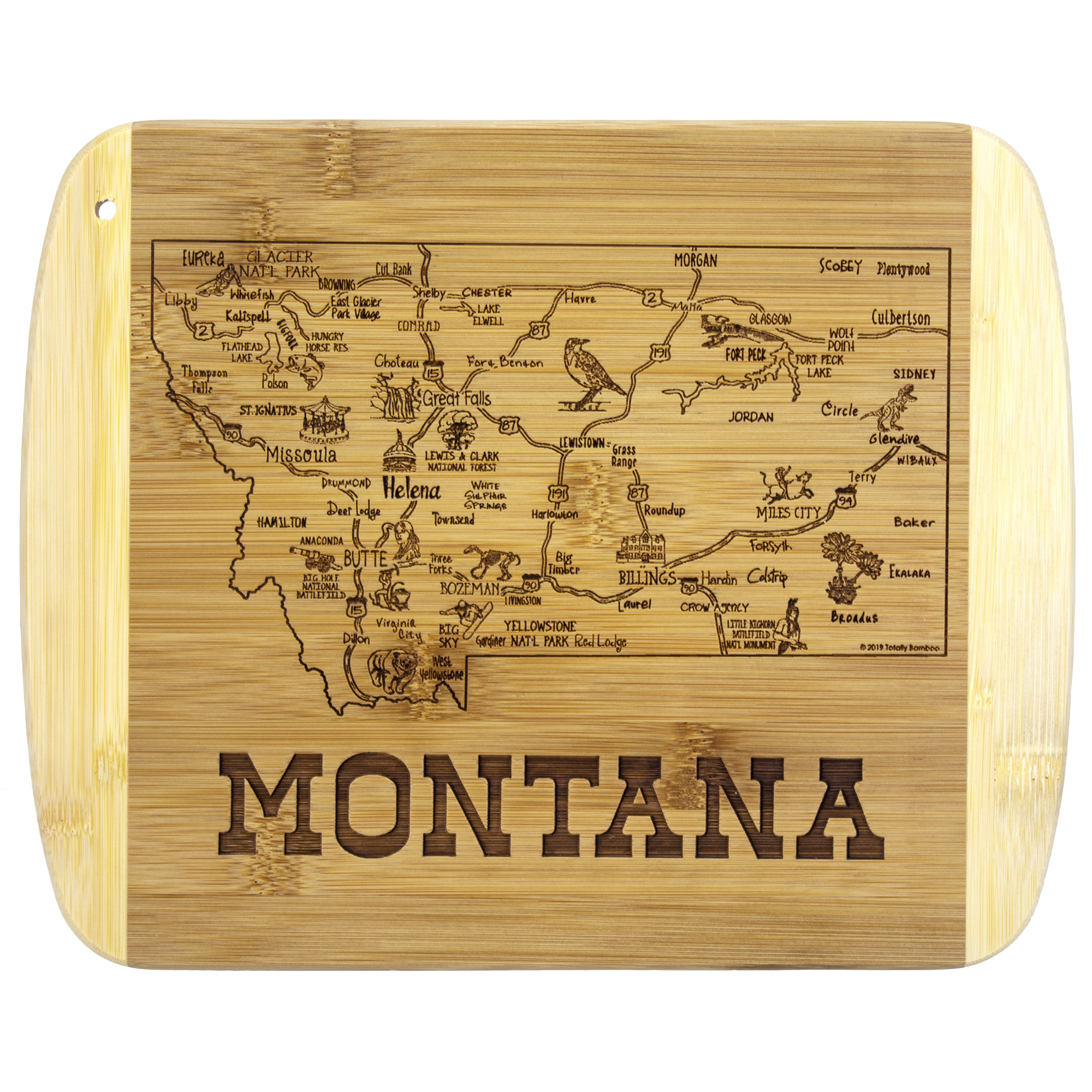 A Slice of Life Montana Serving & Cutting Board 6