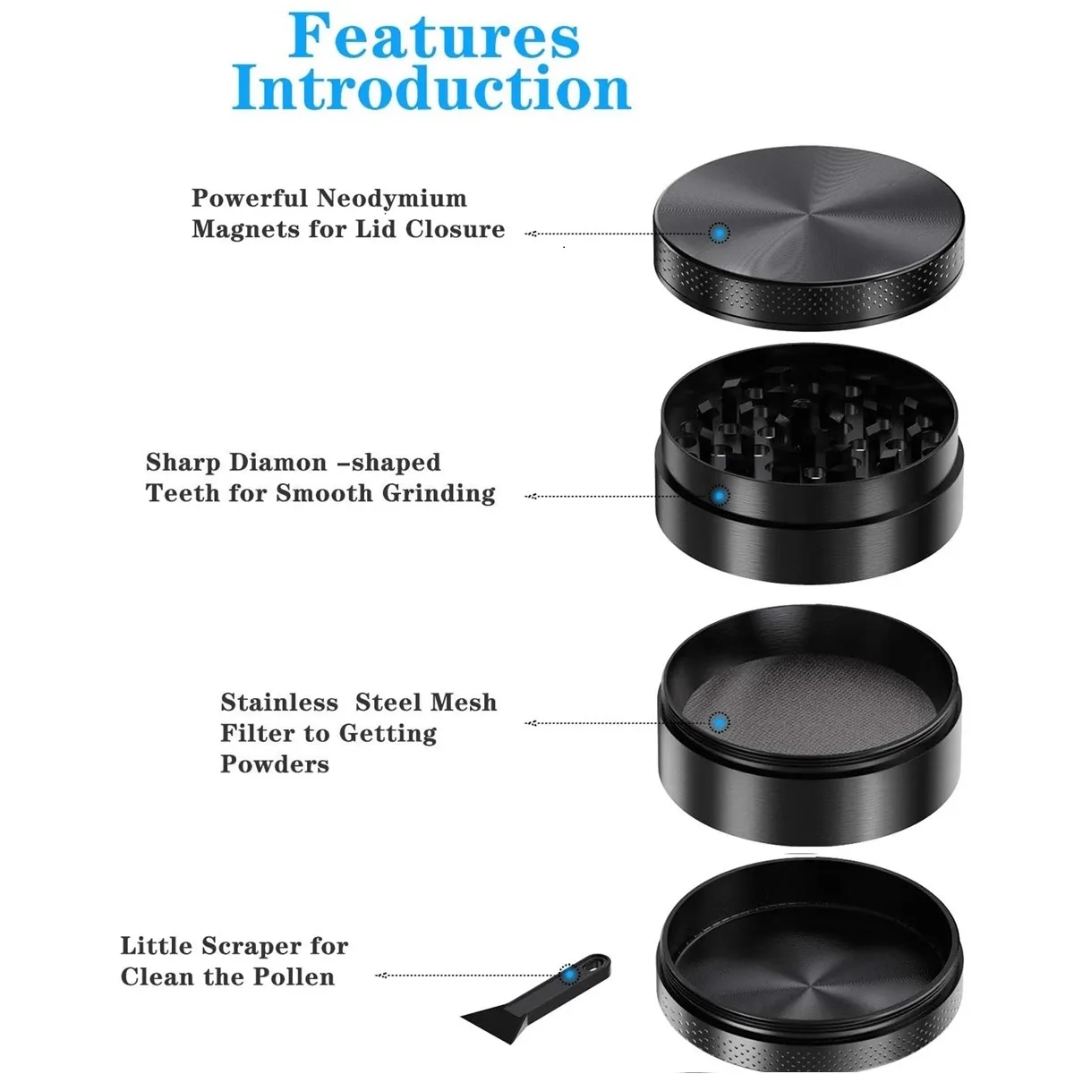 Mini Metal Tobacco Grinder 3