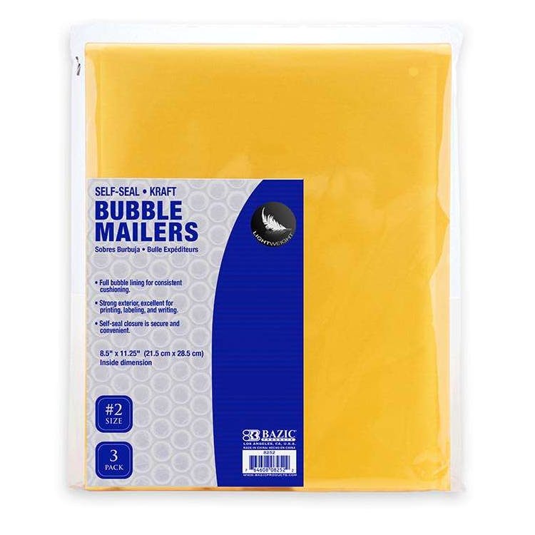 Self-Seal Mailers - 24 Pack 8.5" X 11.25" 1