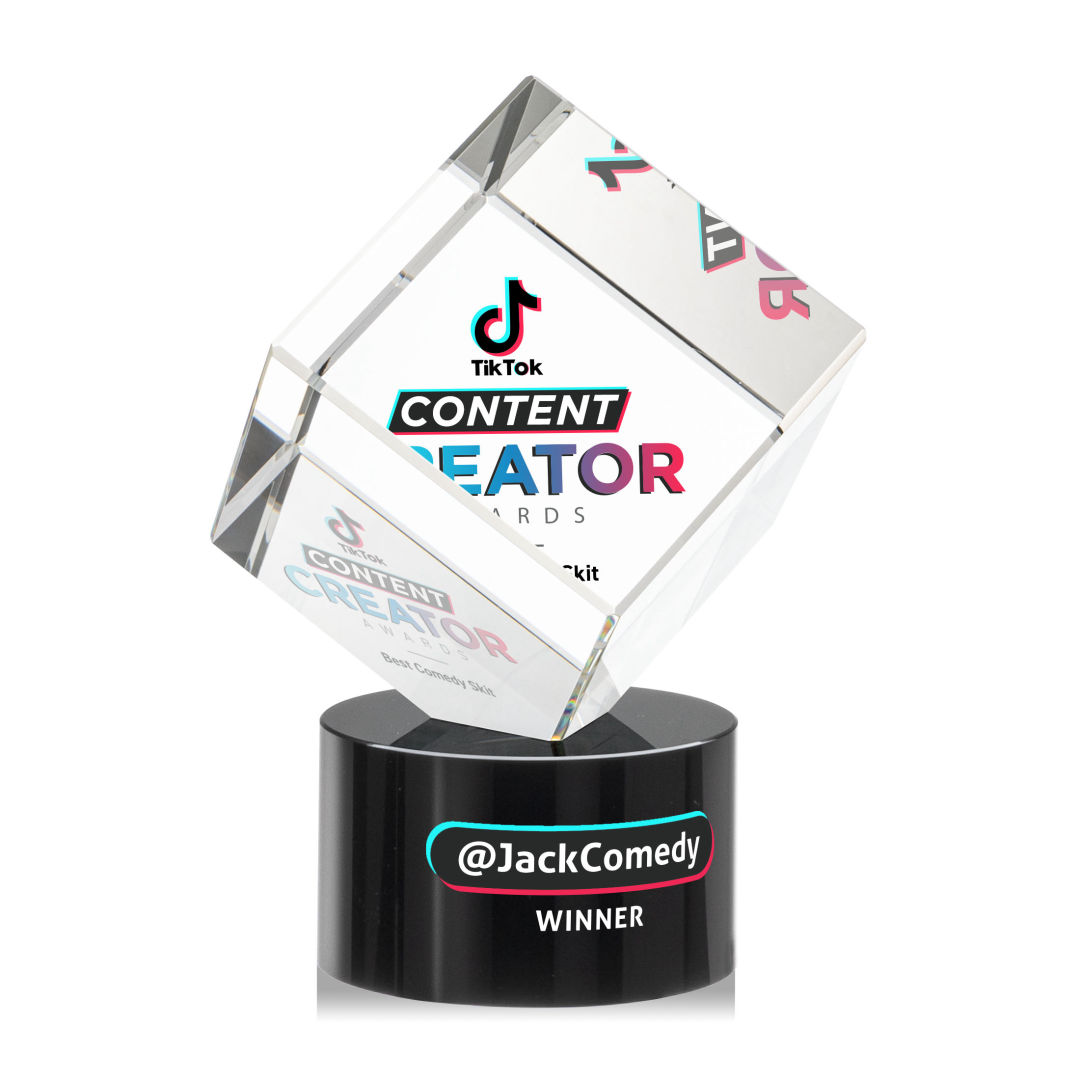 Burrill VividPrint™ Award on Marvel Base - Black 8