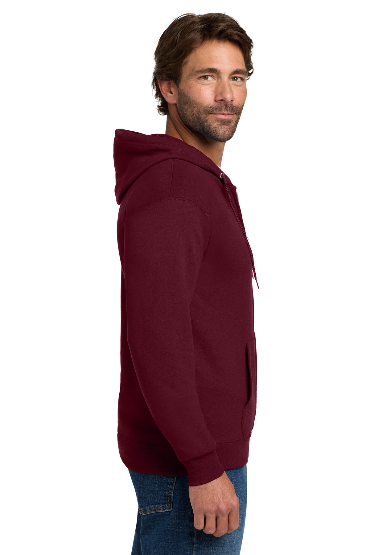 Hanes® EcoSmart Full-Zip Hooded Sweatshirt 42